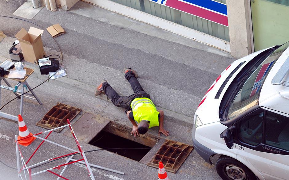 travaux assainissement Thomery